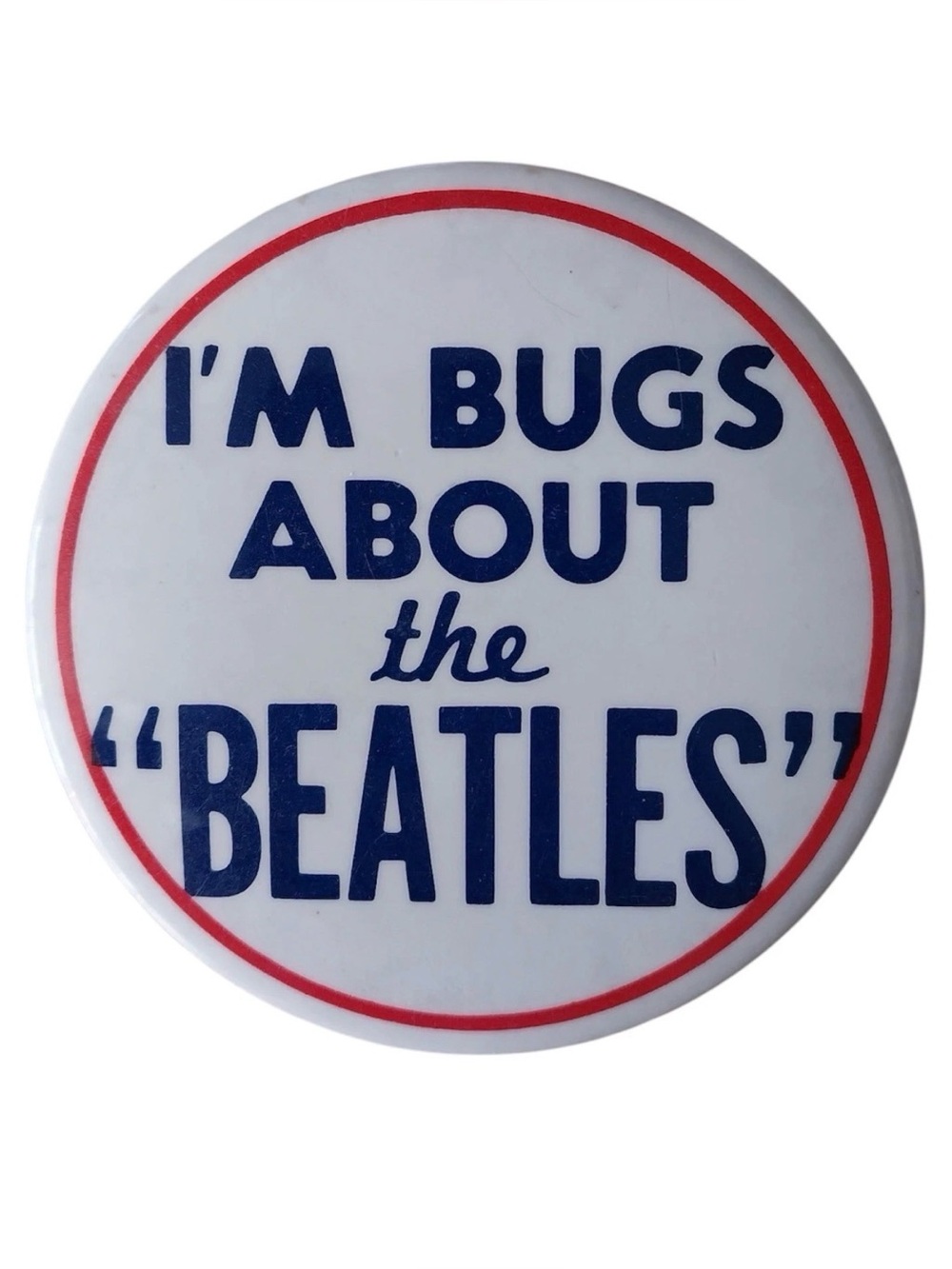 Vintage Beatles Pin back Button